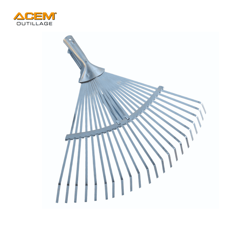 BALAIT A GAZON REGLABLE SANS MANCHE 22 DENTS FER PLAT ACEM