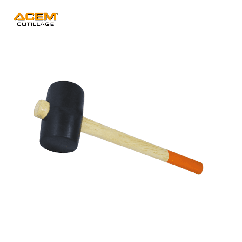 MAILLET CAOUTCHOUC M.BOIS 55MM ACEM