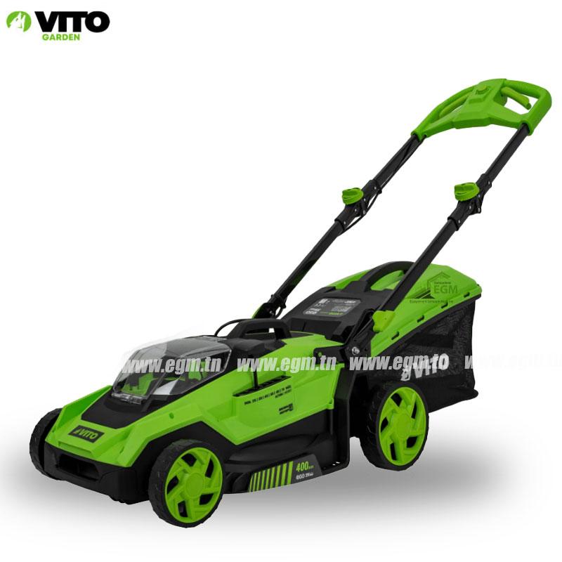 TONDEUSE A GAZON CHARGABLE 40V SANS CHARGEUR ET BATTERIE 400MM VITO