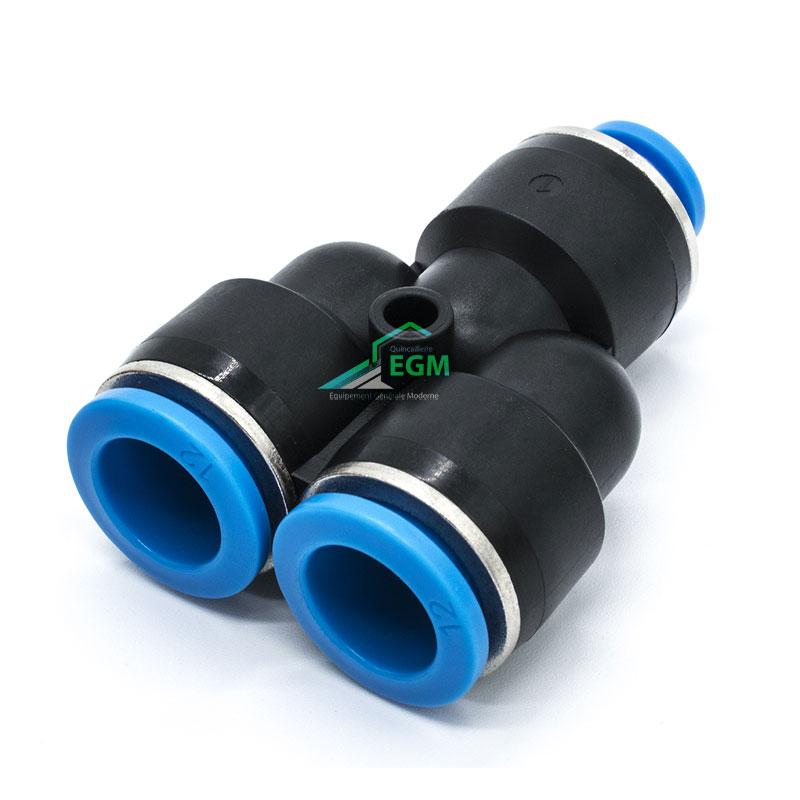 TE RAPIDE PNEUMATIQUE EN Y BLEU ET NOIR