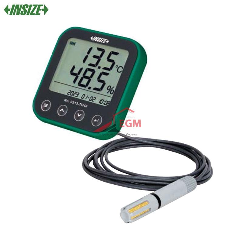 THERMO-HYGROMETRE A AFFICHAGE LCD (EXTERNAL SENSOR 3M INSIZE