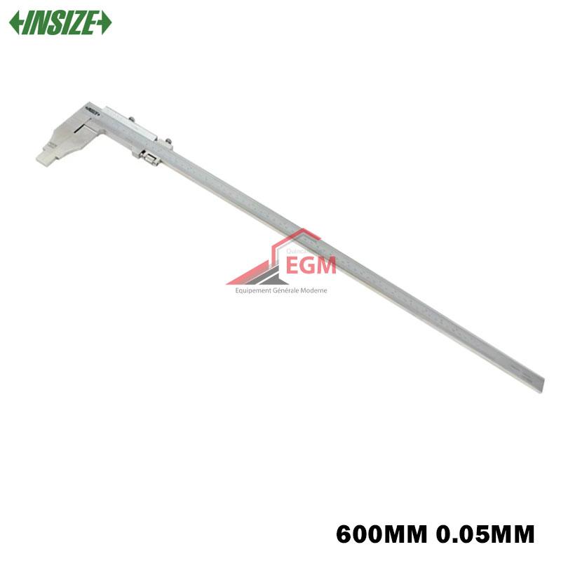 PIED A COULISSE INOXYDABLE 600MM 0.05MM BEC 150MM INSIZE