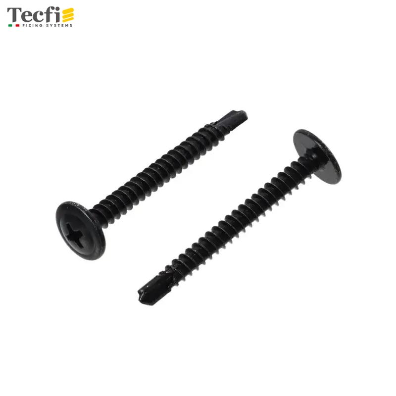 VIS PARKER AUTO-PERCEUSE TETE CYLINDRIQUE AUTO-RONDELLE NOIR TECFI ( PACK DE 100 PCS )