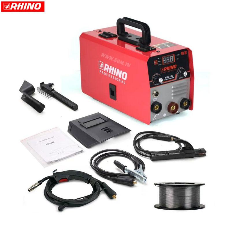 POSTE SOUDURE MIG SANS GAZ 250A RHINO