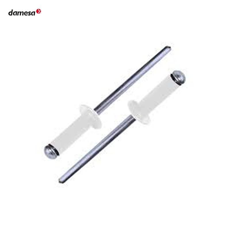 RIVET EN ALUMINIUM PRELAQUE BLANC LARGE ( PACK DE 100 PCS )
