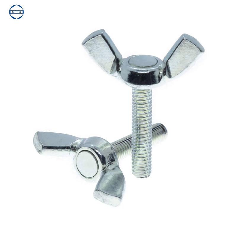 VIS PAPILLON EN ACIER ZINGUEE DIN 316 ( PACK DE 100 PCS )