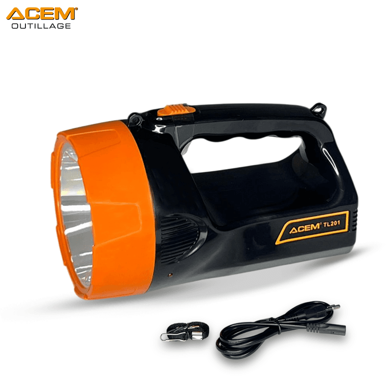 TORCHE RECHARGEABLE INDICATEUR LED 1W TL201 ACEM