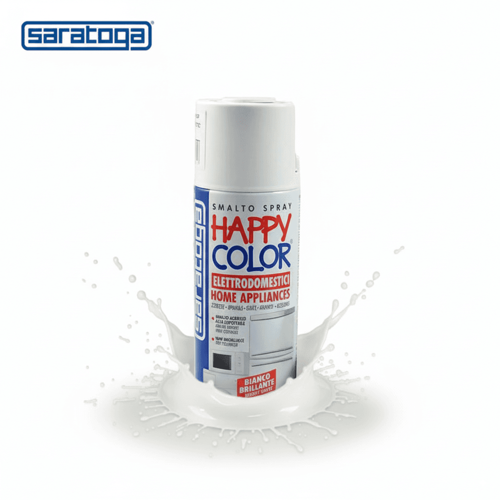 BOUTEILLE PEINTURE BLANC ELECTROMENAGER 400 ML 161.001 SARATOGA