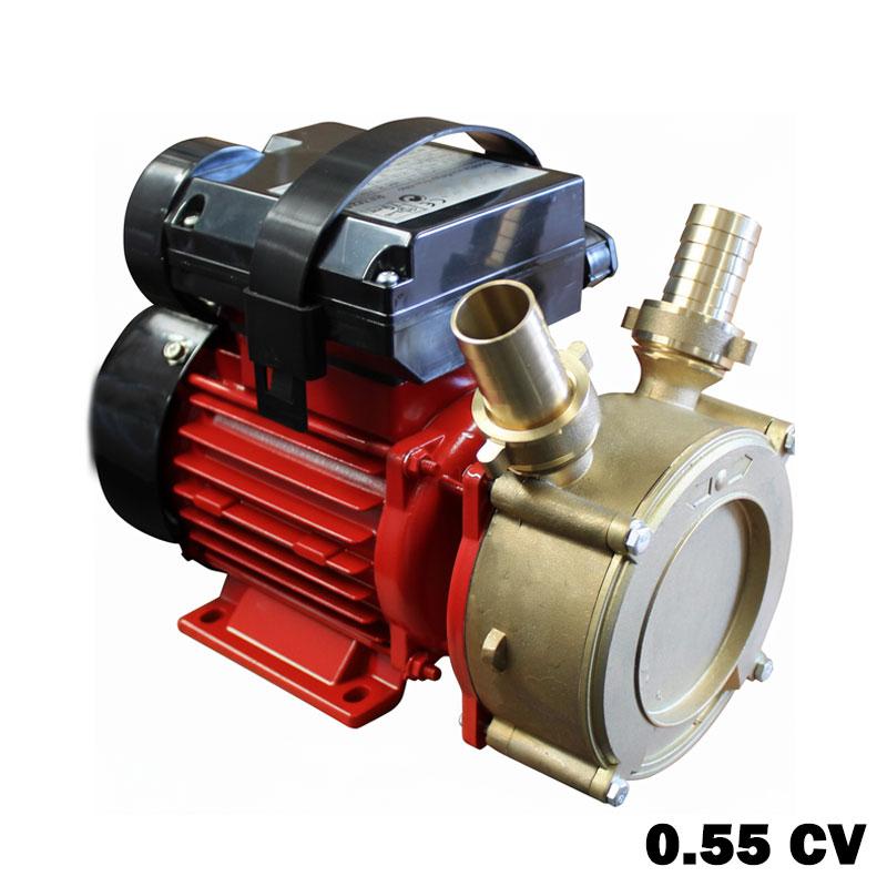 POMPE POUR TRANSFER LIQUIDE EN LAITON AVEC CHARIOT D25MM 0.55 CV 0.4KW CHINA