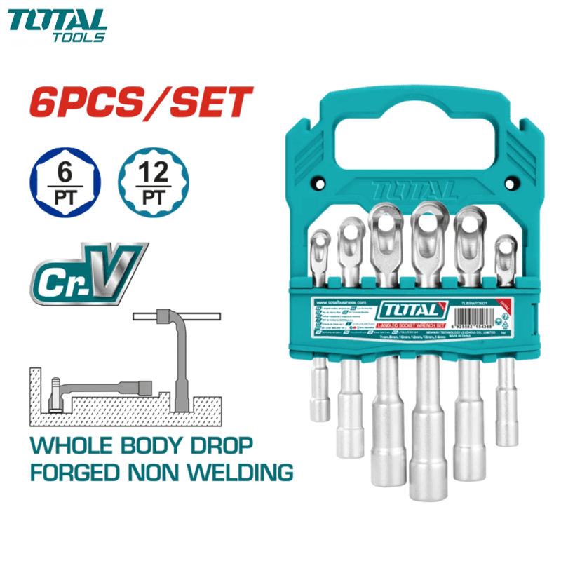 JEUX CLE A PIPE 6X12 PANT CR-V 6PCS 7/8/10/12/13/14 TOTAL