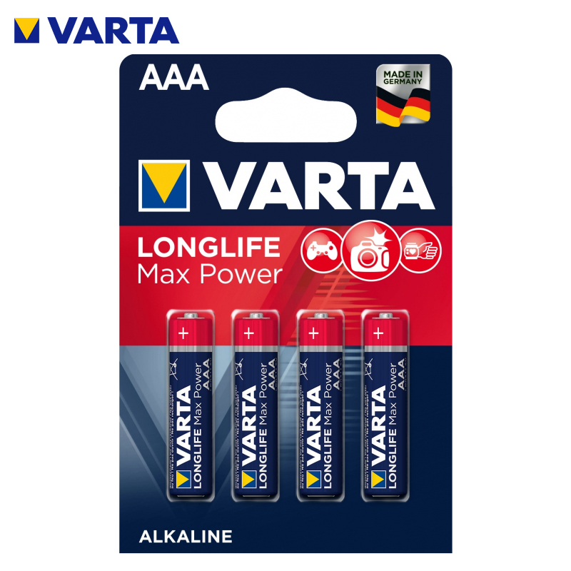 Varta 4706101428 Alkaline Battery Max Life (Max Tech) Longlife Max