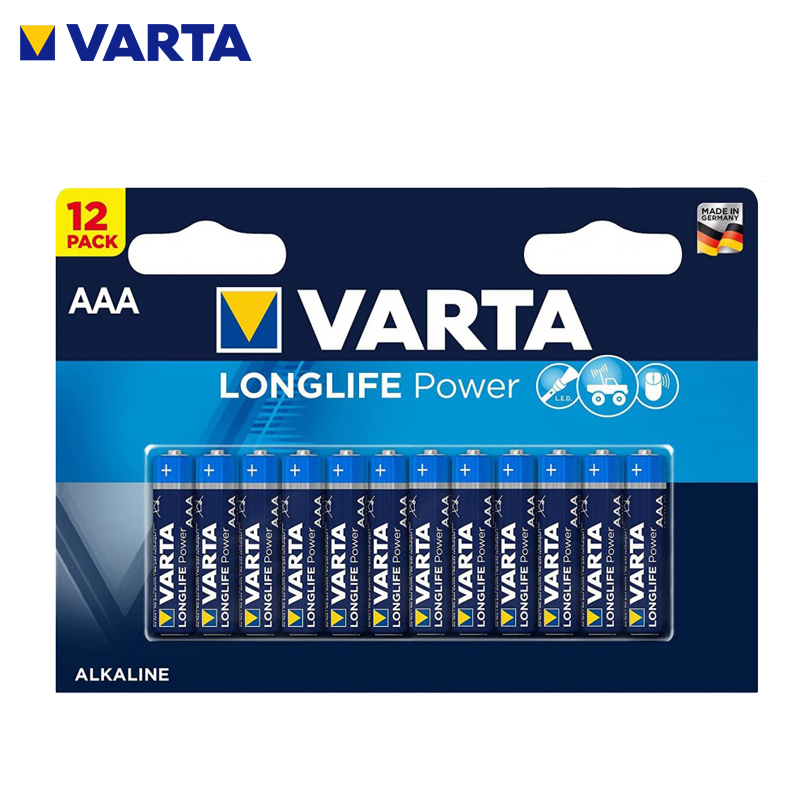 Pile Alcaline 4,5V 3LR12 LongLife - Marque Varta, Pour Lanternes Et Jouets Anciens