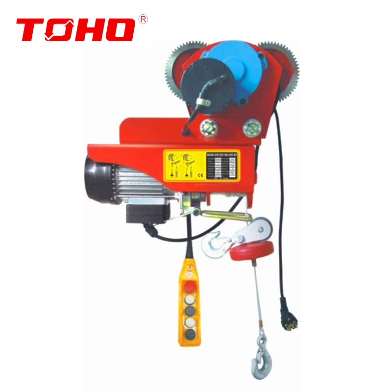 PALAN A CABLE ELECTRIQUE AVEC CHARIOT MOBIL 220V H/L 6A12M TOHO EGM