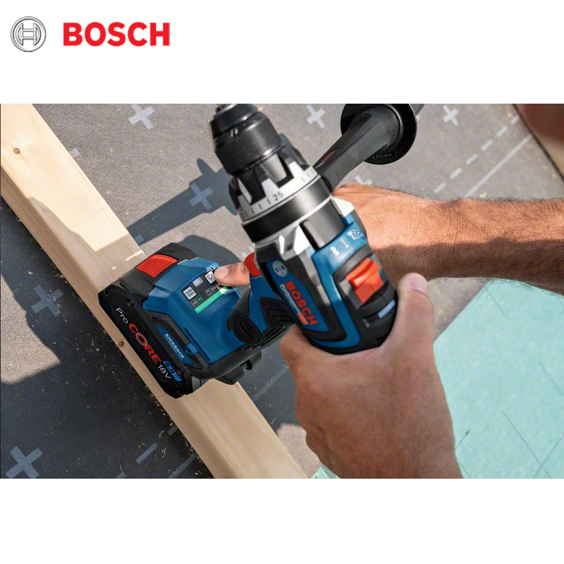 Perceuse-visseuse à percussion sans-fil Bosch Professional GSB 18V-55 18V -  2,0 Ah + 4,0 Ah