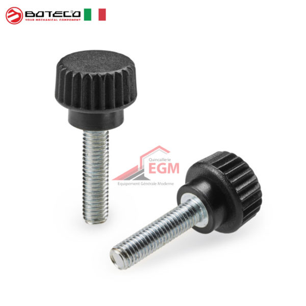 12 Viti Con Maniglia A Stella M8x40mm - In Acciaio Al Carbonio, Per Serraggio Manuale - Foto 11