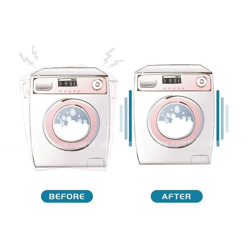 ShenMo 4pcs Patins Anti Vibration, FABRIQUÉ en Allemagne, Patin Anti  Vibration Lave Linge – amortisseurs AntiVibration – Accessoire pour Bosch