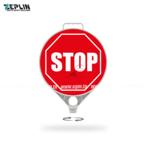 PANNEAU DE CIRCULATION EN PPC 280MM STOP REFLECHISSANT ZEPLIN