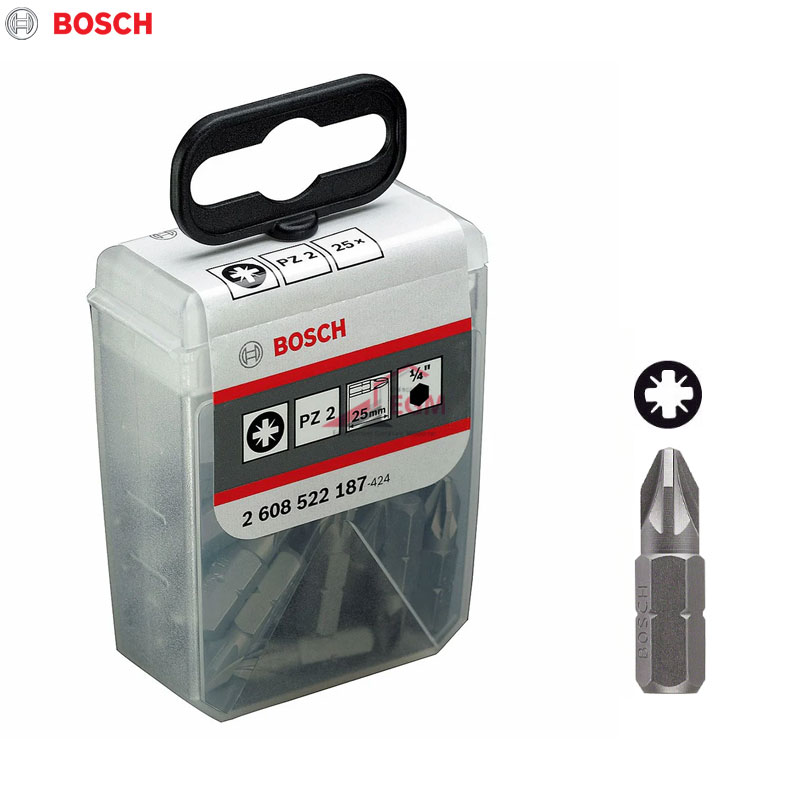 Bosch 2609255954 Embout De Tournevis Double Plat 1 X 5,5 + Ph2 - Accessoires Pour Visseuses